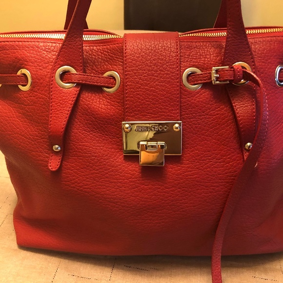 jimmy choo bag red